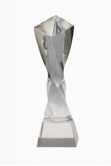 Impact Square Crystal Glass Award